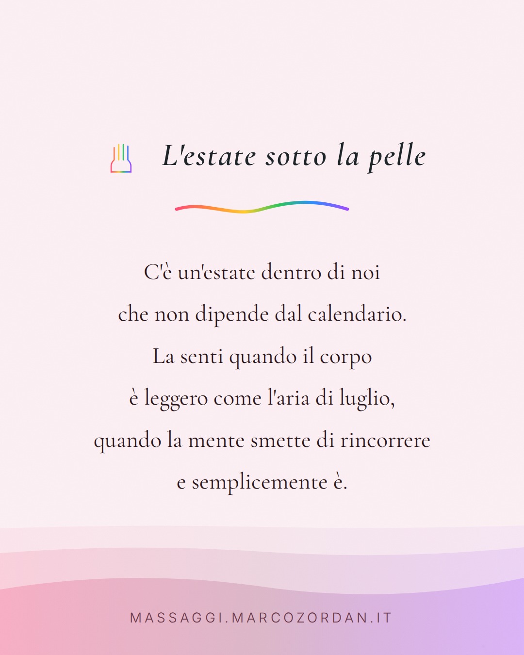 L’estate sotto la pelle