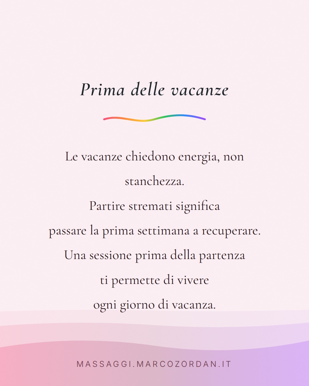 Prima delle vacanze