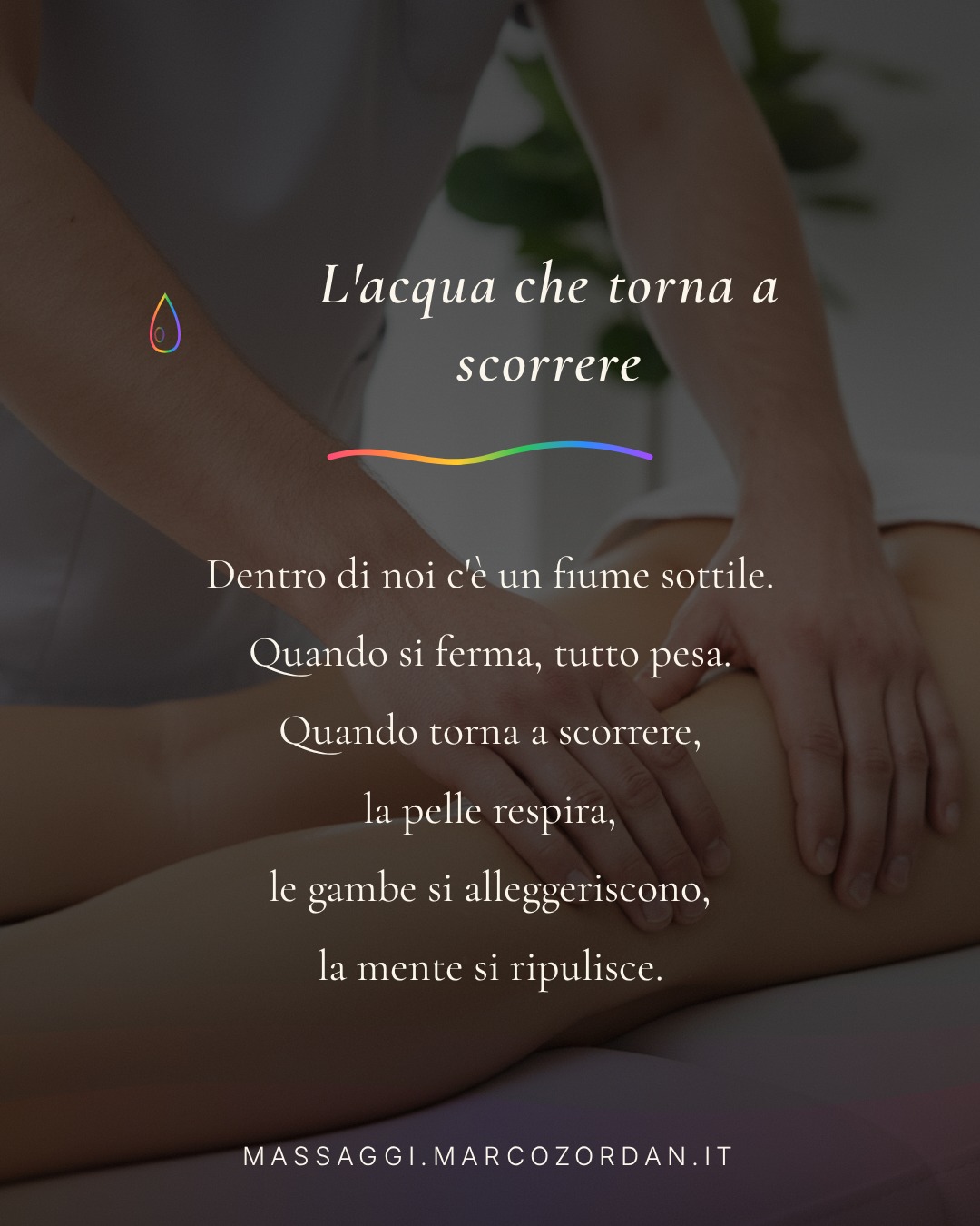 L’acqua che torna a scorrere