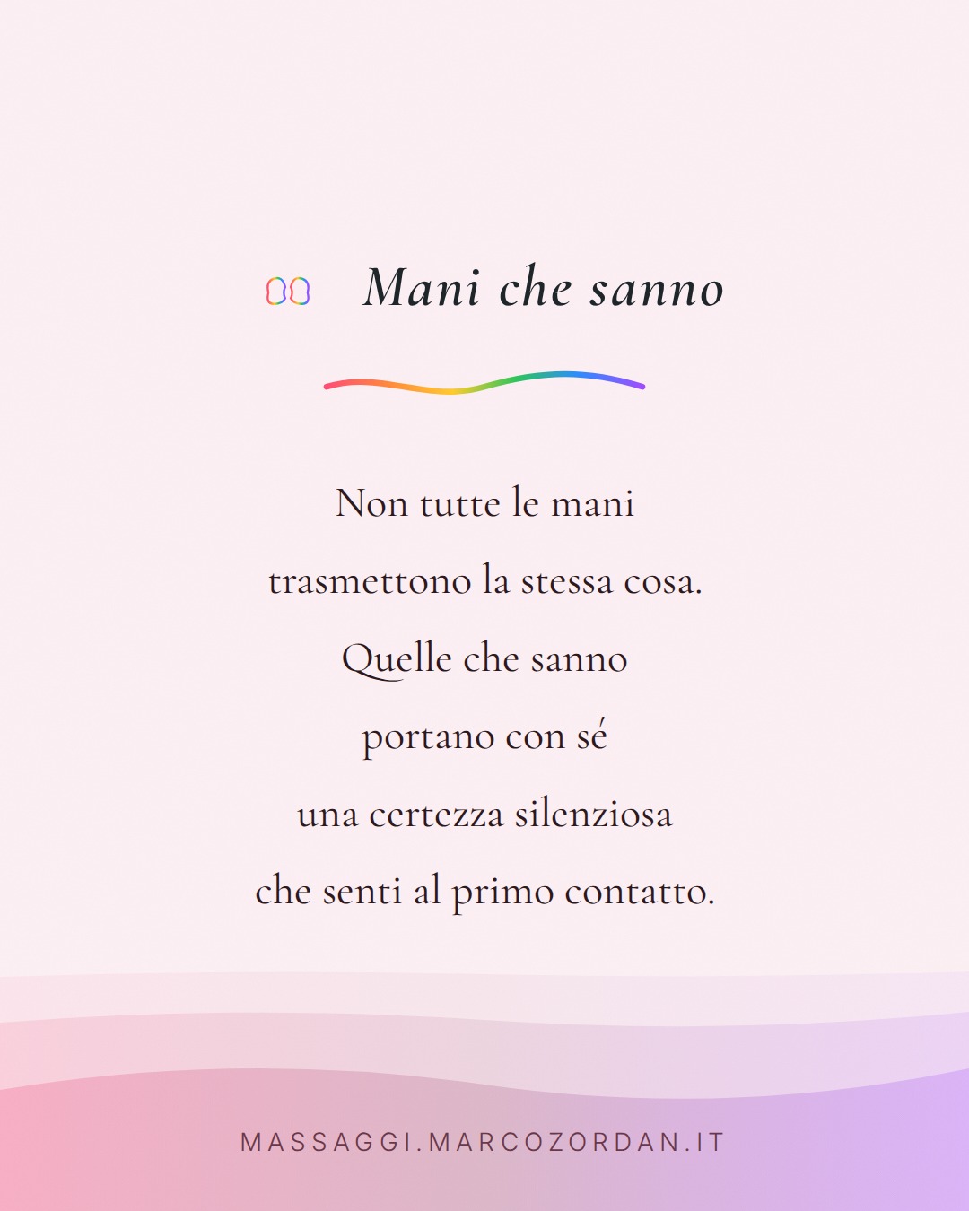 Mani che sanno