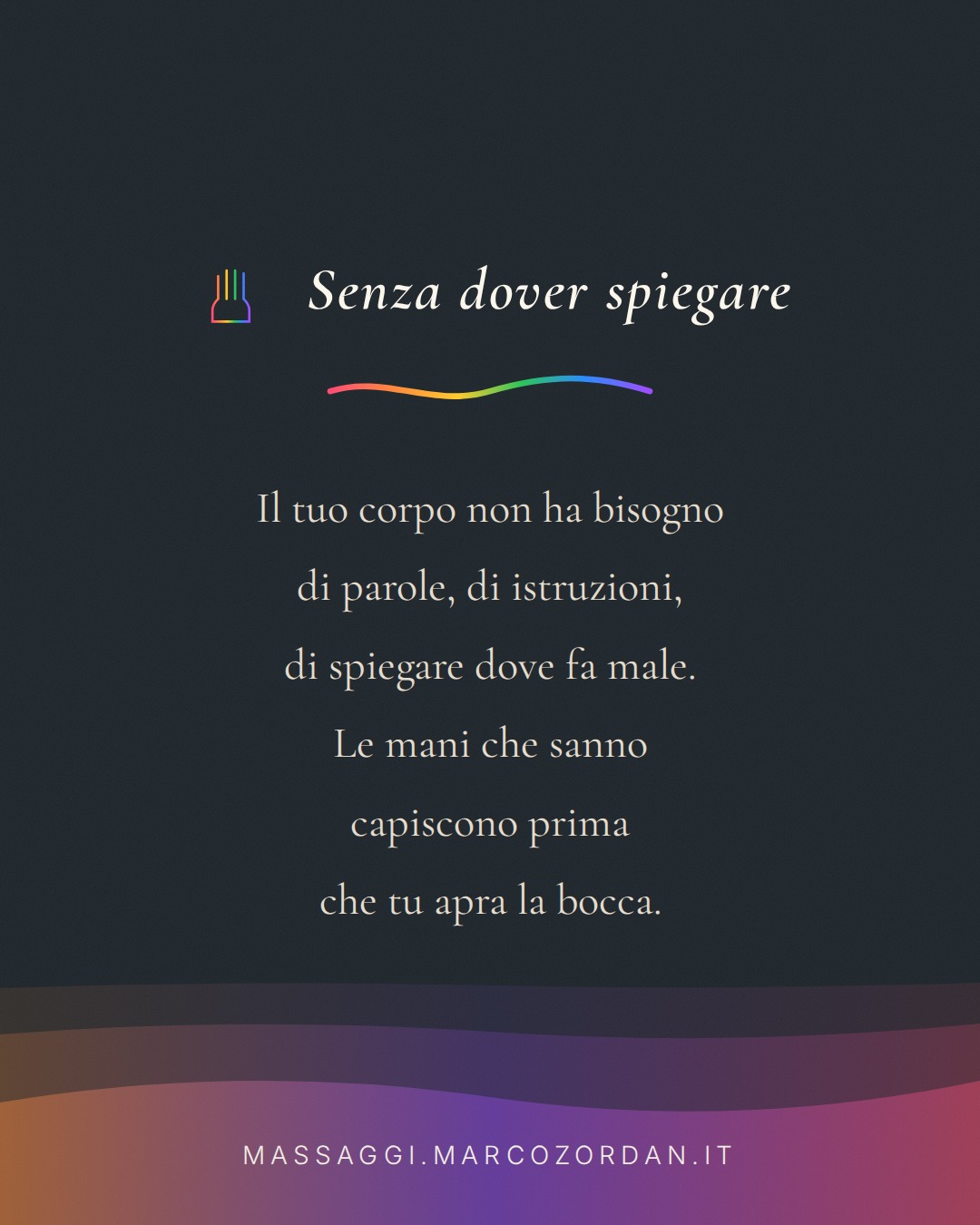 Senza dover spiegare