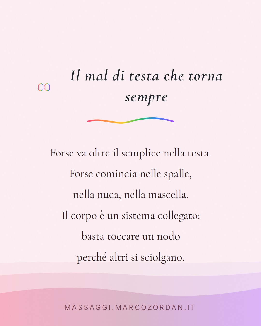 Il mal di testa che torna sempre